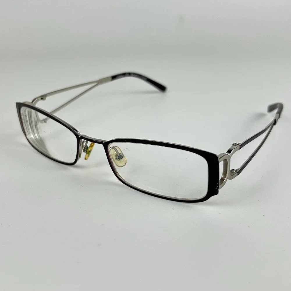 Chloe CL1208 C03 Unisex Eyeglasses Frame Silver‎ & Black Full Rim 51-19-130 mm